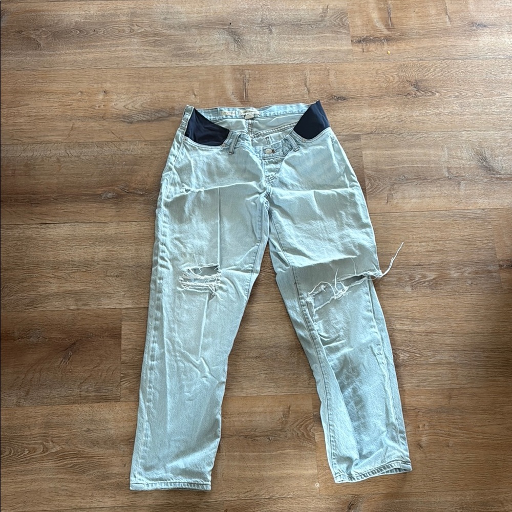 Madewell Maternity Slouchy Boyfriend Jeans